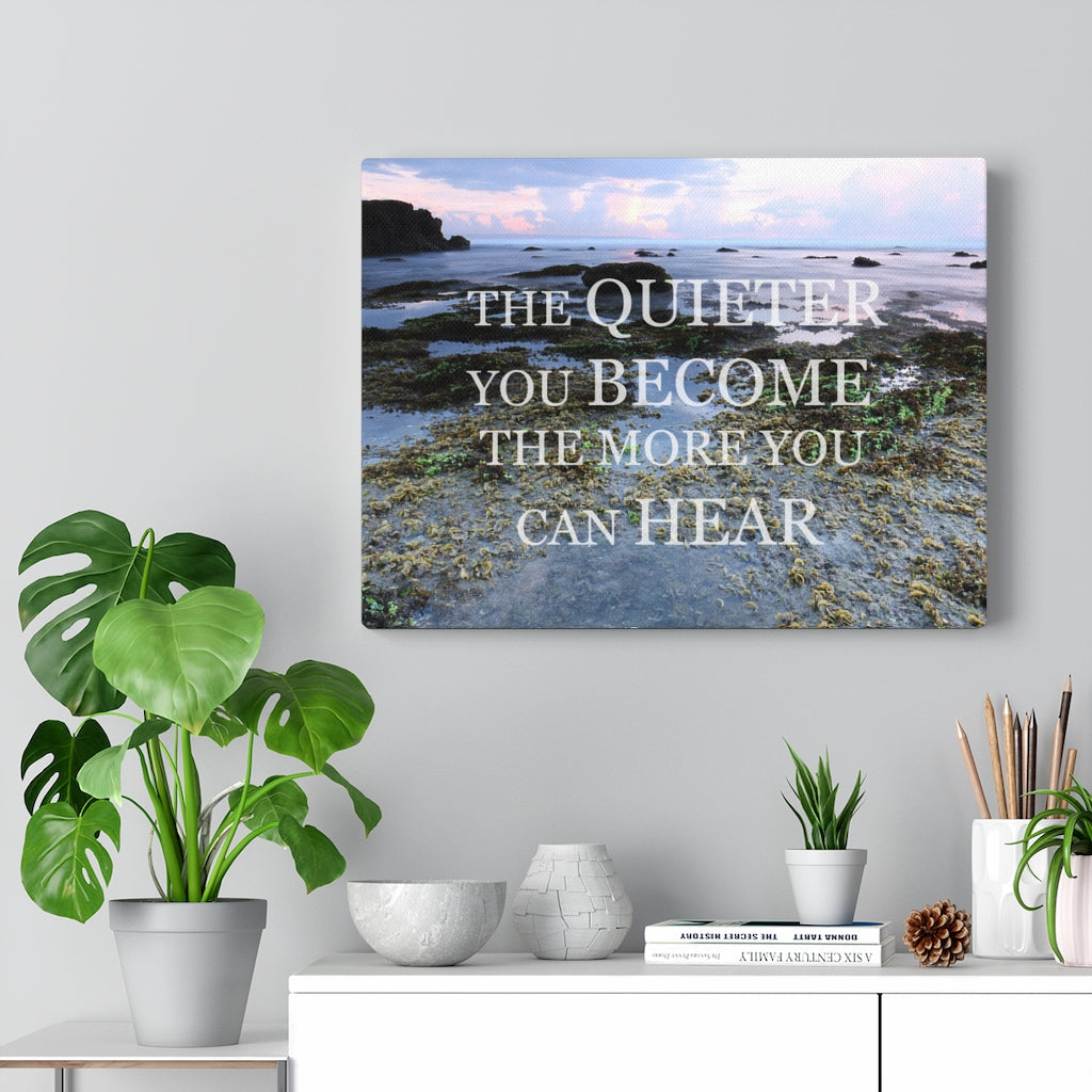 Scripture Walls Inspirational Wall Art The More You Can Hear Motivational Print Ready to Hang Artwork Unframed-Express Your Love Gifts