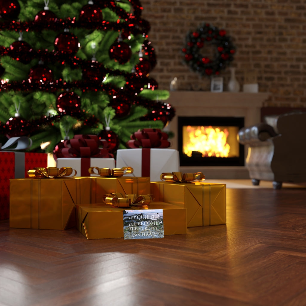 Scripture Walls Inspirational Wall Art The More You Can Hear Motivational Print Ready to Hang Artwork Unframed-Express Your Love Gifts