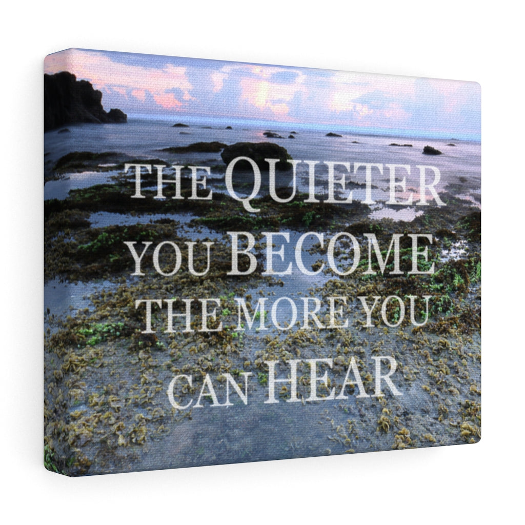 Scripture Walls Inspirational Wall Art The More You Can Hear Motivational Print Ready to Hang Artwork Unframed-Express Your Love Gifts