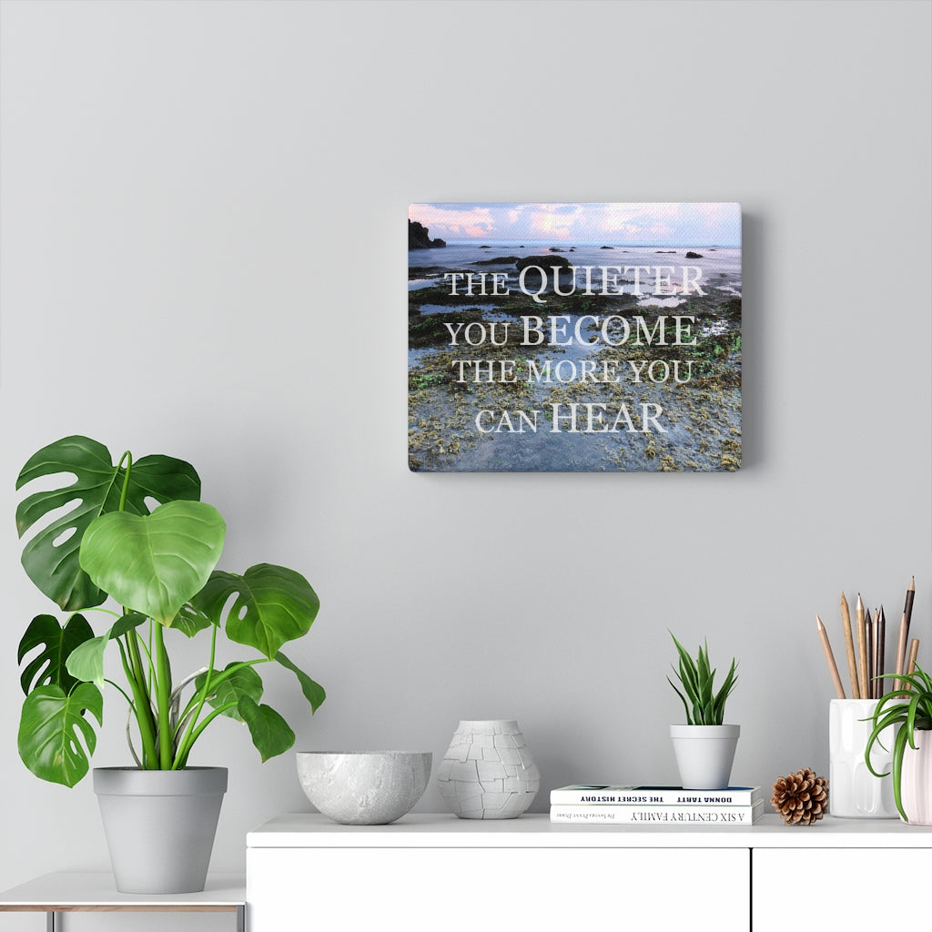Scripture Walls Inspirational Wall Art The More You Can Hear Motivational Print Ready to Hang Artwork Unframed-Express Your Love Gifts