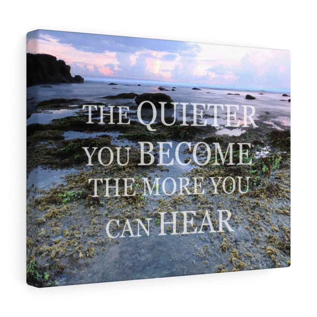 Scripture Walls Inspirational Wall Art The More You Can Hear Motivational Print Ready to Hang Artwork Unframed-Express Your Love Gifts