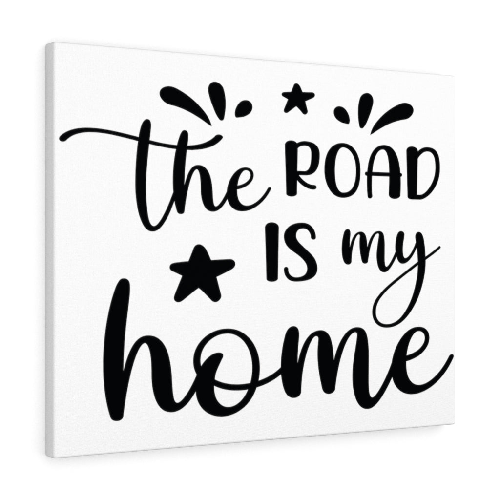 Scripture Walls Inspirational Wall Art The Road Is My Home Wall Art Motivation Wall Decor for Home Office Gym Inspiring Success Quote Print Ready to Hang Unframed-Express Your Love Gifts