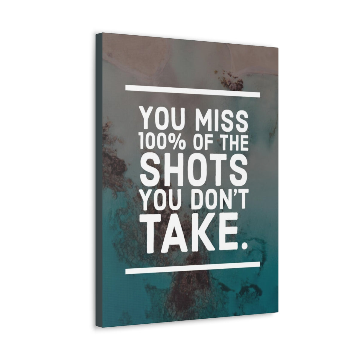 Scripture Walls Inspirational Wall Art The Shots You Don't Take Motivation Wall Decor for Home Office Gym Inspiring Success Quote Print Ready to Hang Unframed-Express Your Love Gifts