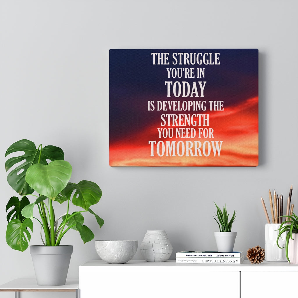 Scripture Walls Inspirational Wall Art The Struggle You're In Today Motivational Print Ready to Hang Artwork Unframed-Express Your Love Gifts