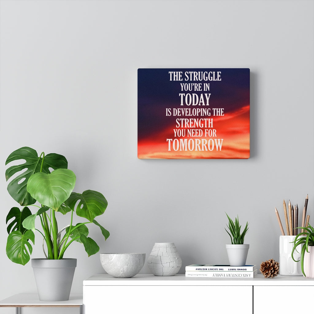 Scripture Walls Inspirational Wall Art The Struggle You're In Today Motivational Print Ready to Hang Artwork Unframed-Express Your Love Gifts