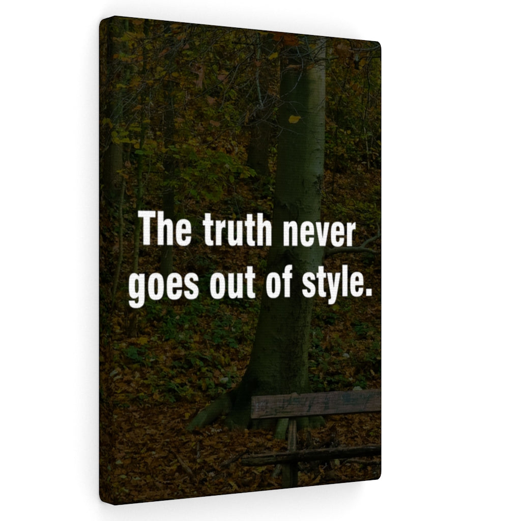 Scripture Walls Inspirational Wall Art The Truth Never Motivational Print Ready to Hang Artwork Unframed-Express Your Love Gifts