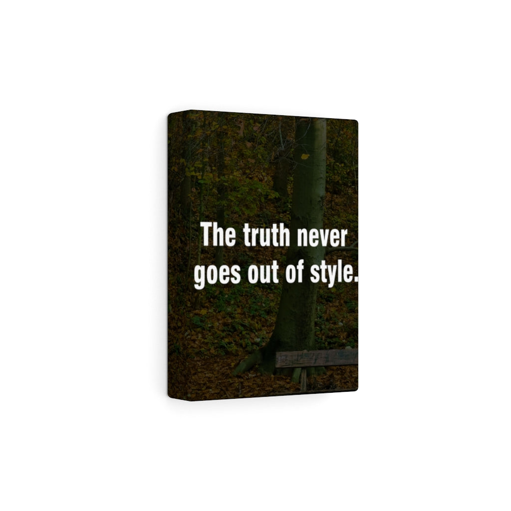 Scripture Walls Inspirational Wall Art The Truth Never Motivational Print Ready to Hang Artwork Unframed-Express Your Love Gifts