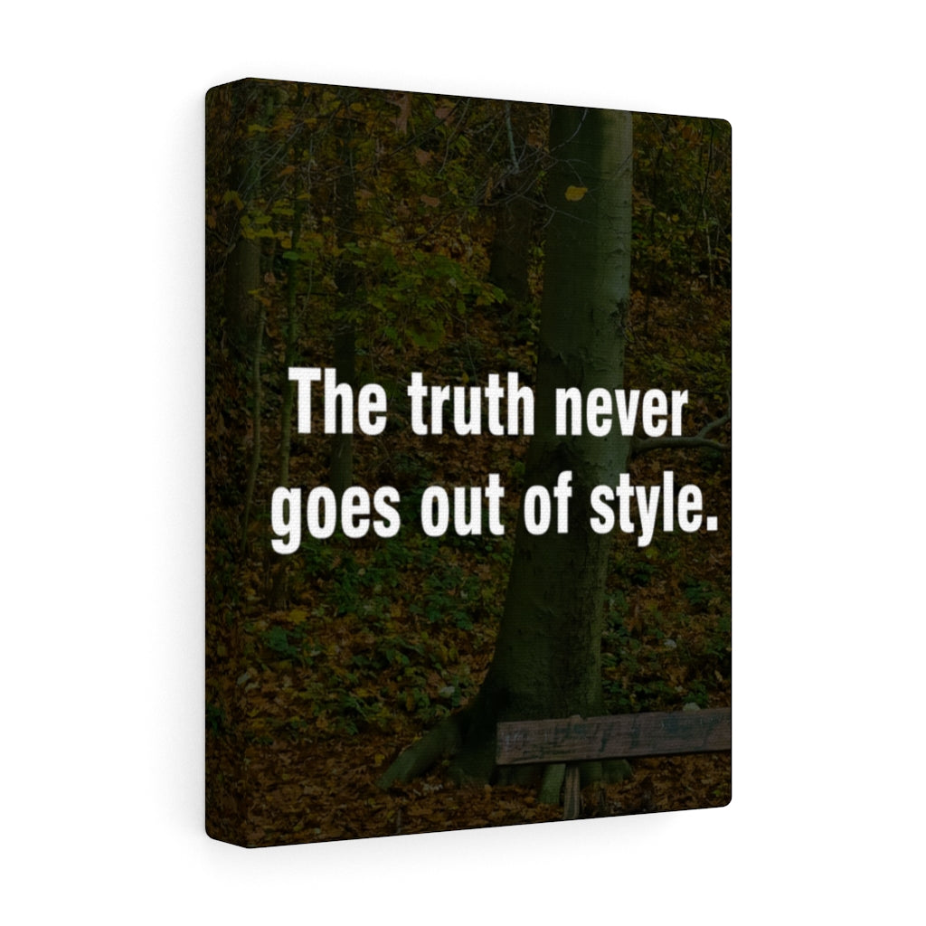 Scripture Walls Inspirational Wall Art The Truth Never Motivational Print Ready to Hang Artwork Unframed-Express Your Love Gifts