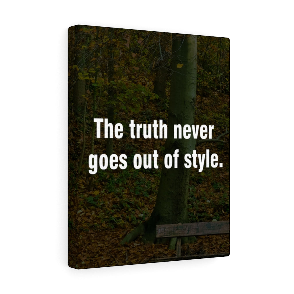 Scripture Walls Inspirational Wall Art The Truth Never Motivational Print Ready to Hang Artwork Unframed-Express Your Love Gifts