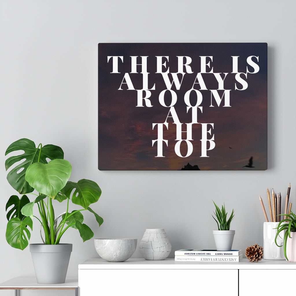 Scripture Walls Inspirational Wall Art There Is Always Room At The Top Motivational Print Ready to Hang Artwork Unframed-Express Your Love Gifts