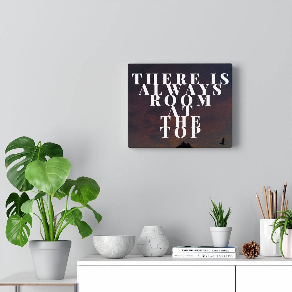 Scripture Walls Inspirational Wall Art There Is Always Room At The Top Motivational Print Ready to Hang Artwork Unframed-Express Your Love Gifts