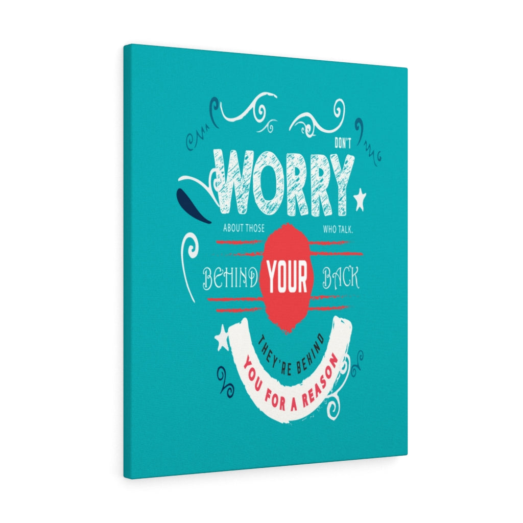 Scripture Walls Inspirational Wall Art They're Behind You For A Reason Wall Art Motivation Wall Decor for Home Office Gym Inspiring Success Quote Print Ready to Hang Unframed-Express Your Love Gifts