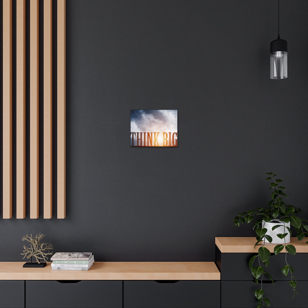Scripture Walls Inspirational Wall Art Think Big Motivation Wall Decor for Home Office Gym Inspiring Success Quote Print Ready to Hang Unframed-Express Your Love Gifts