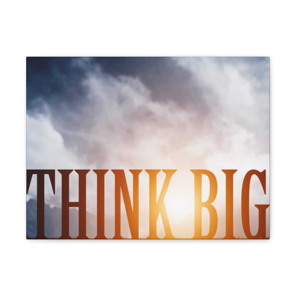 Scripture Walls Inspirational Wall Art Think Big Motivation Wall Decor for Home Office Gym Inspiring Success Quote Print Ready to Hang Unframed-Express Your Love Gifts