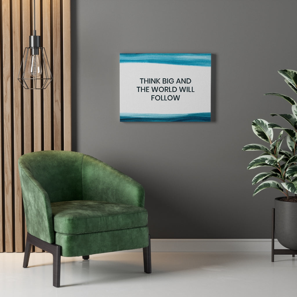 Scripture Walls Inspirational Wall Art Think Big Wall Art Motivational Motto Inspiring Prints Artwork Decor Ready to Hang Unframed-Express Your Love Gifts