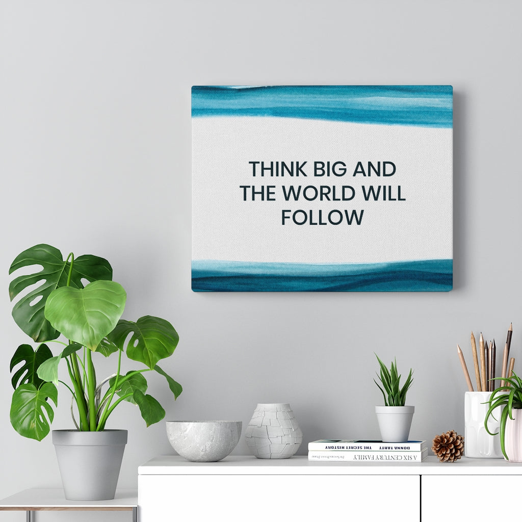 Scripture Walls Inspirational Wall Art Think Big Wall Art Motivational Motto Inspiring Prints Artwork Decor Ready to Hang Unframed-Express Your Love Gifts