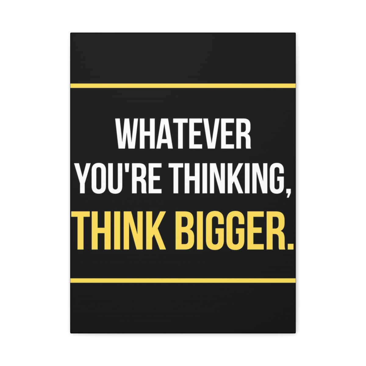 Scripture Walls Inspirational Wall Art Think Bigger Motivation Wall Decor for Home Office Gym Inspiring Success Quote Print Ready to Hang Unframed-Express Your Love Gifts