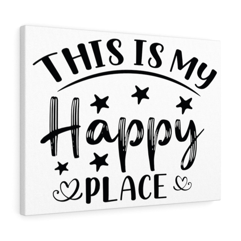 Scripture Walls Inspirational Wall Art This Is My Happy Place Wall Art Motivation Wall Decor for Home Office Gym Inspiring Success Quote Print Ready to Hang Unframed-Express Your Love Gifts