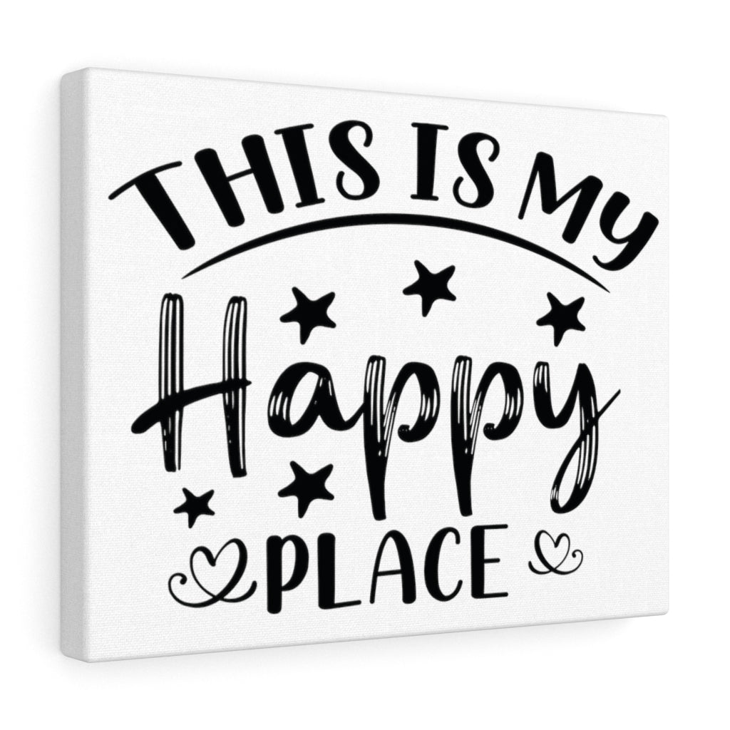 Scripture Walls Inspirational Wall Art This Is My Happy Place Wall Art Motivation Wall Decor for Home Office Gym Inspiring Success Quote Print Ready to Hang Unframed-Express Your Love Gifts