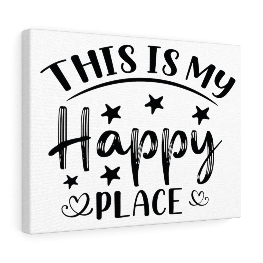 Scripture Walls Inspirational Wall Art This Is My Happy Place Wall Art Motivation Wall Decor for Home Office Gym Inspiring Success Quote Print Ready to Hang Unframed-Express Your Love Gifts