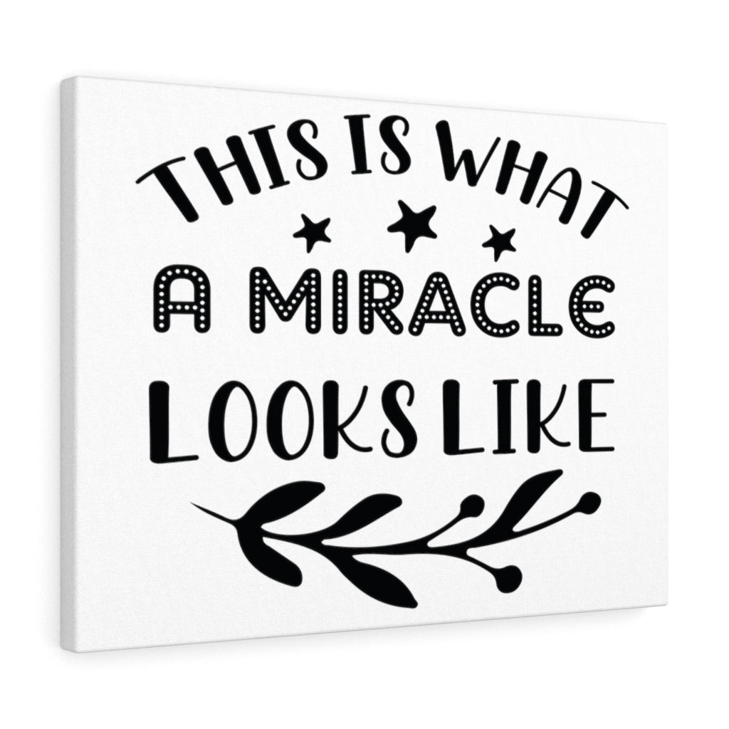 Scripture Walls Inspirational Wall Art This Is What A Miracle Looks Like Wall Art Motivation Wall Decor for Home Office Gym Inspiring Success Quote Print Ready to Hang Unframed-Express Your Love Gifts