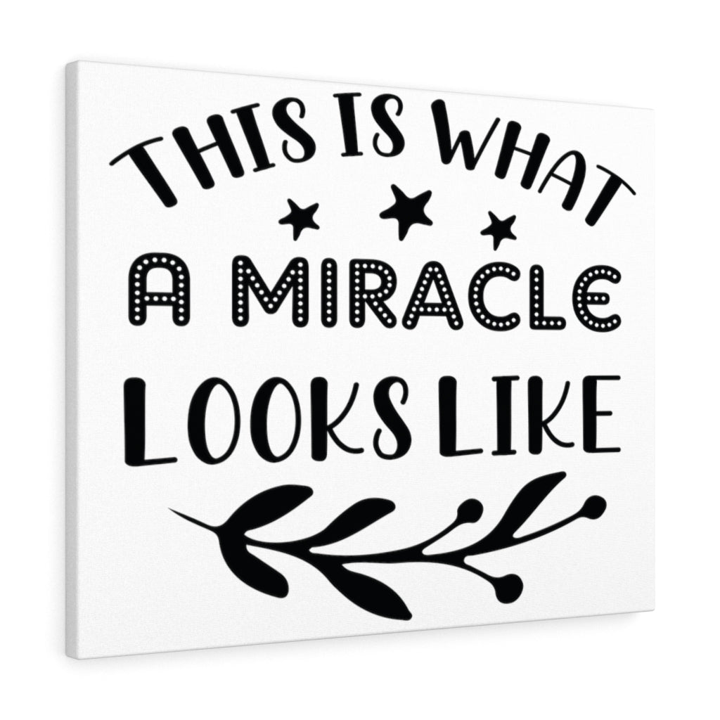 Scripture Walls Inspirational Wall Art This Is What A Miracle Looks Like Wall Art Motivation Wall Decor for Home Office Gym Inspiring Success Quote Print Ready to Hang Unframed-Express Your Love Gifts