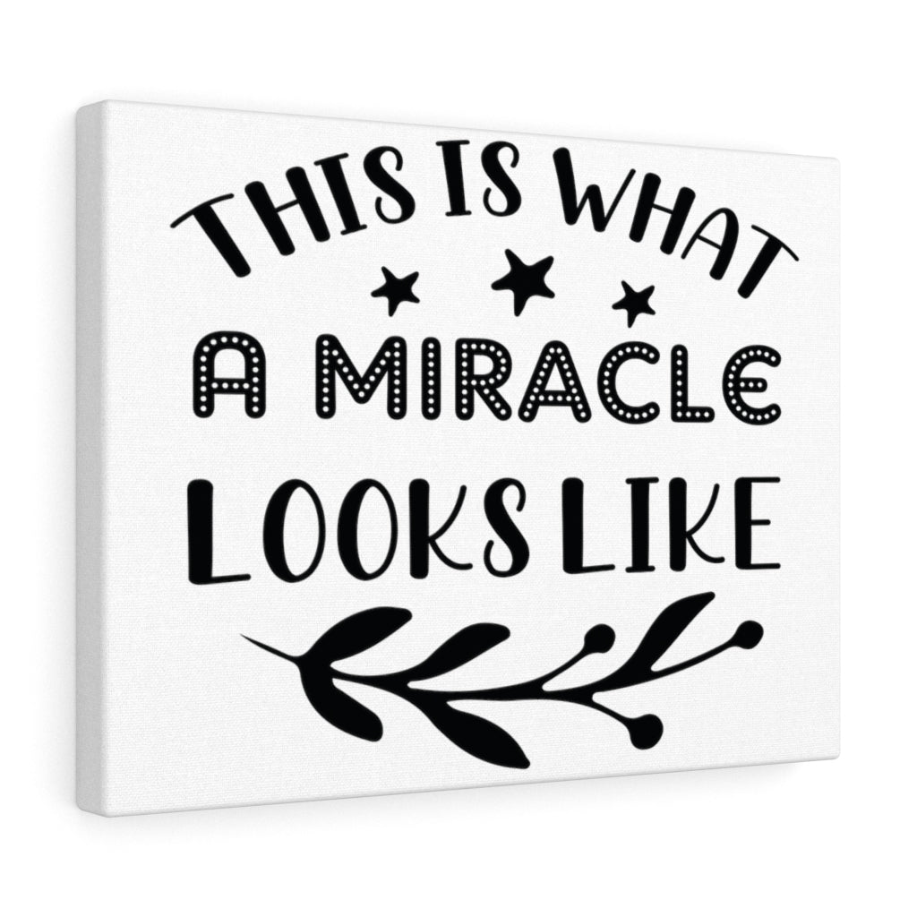 Scripture Walls Inspirational Wall Art This Is What A Miracle Looks Like Wall Art Motivation Wall Decor for Home Office Gym Inspiring Success Quote Print Ready to Hang Unframed-Express Your Love Gifts