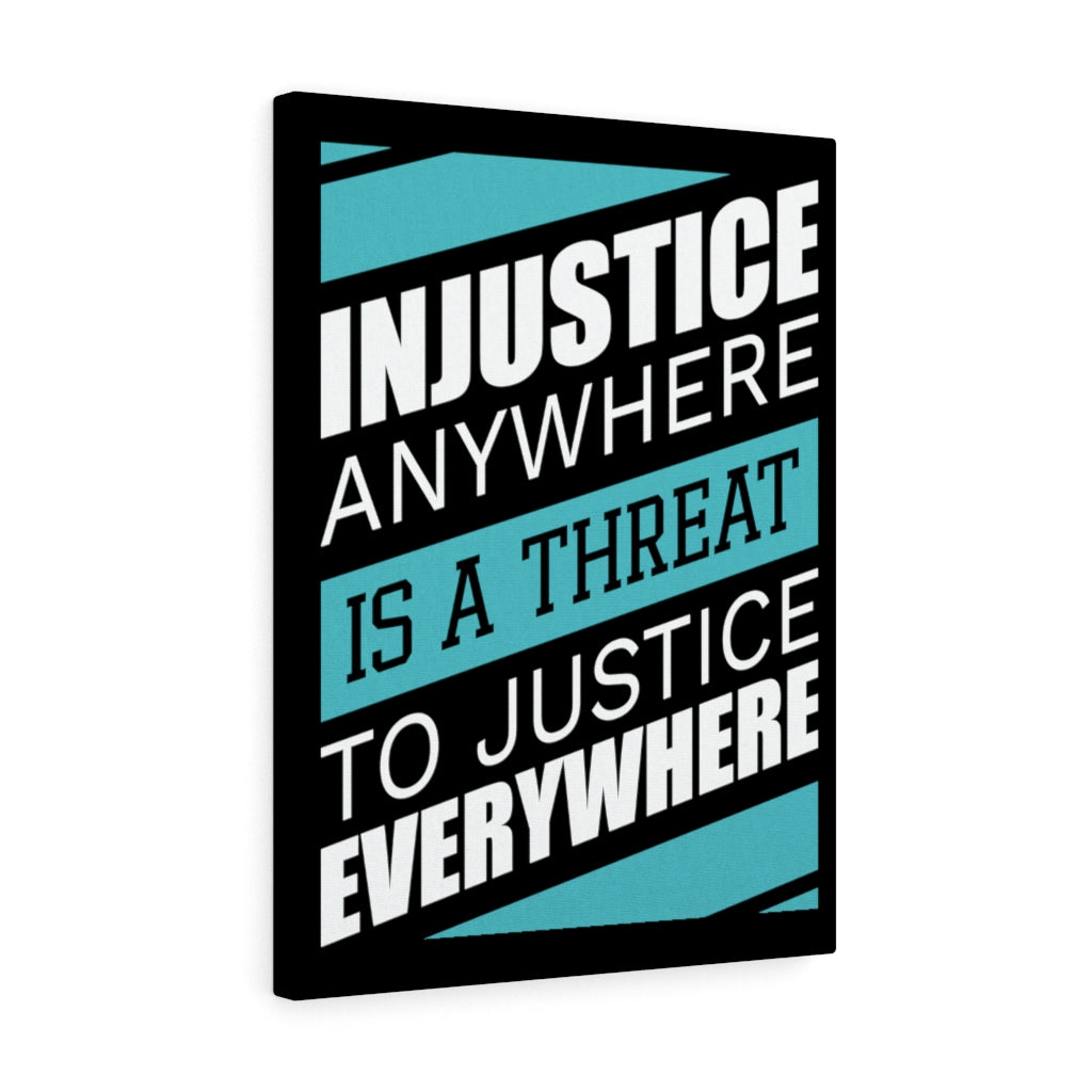 Scripture Walls Inspirational Wall Art Threat To Justice Wall Art Motivational Motto Inspiring Prints Artwork Decor Ready to Hang Unframed-Express Your Love Gifts