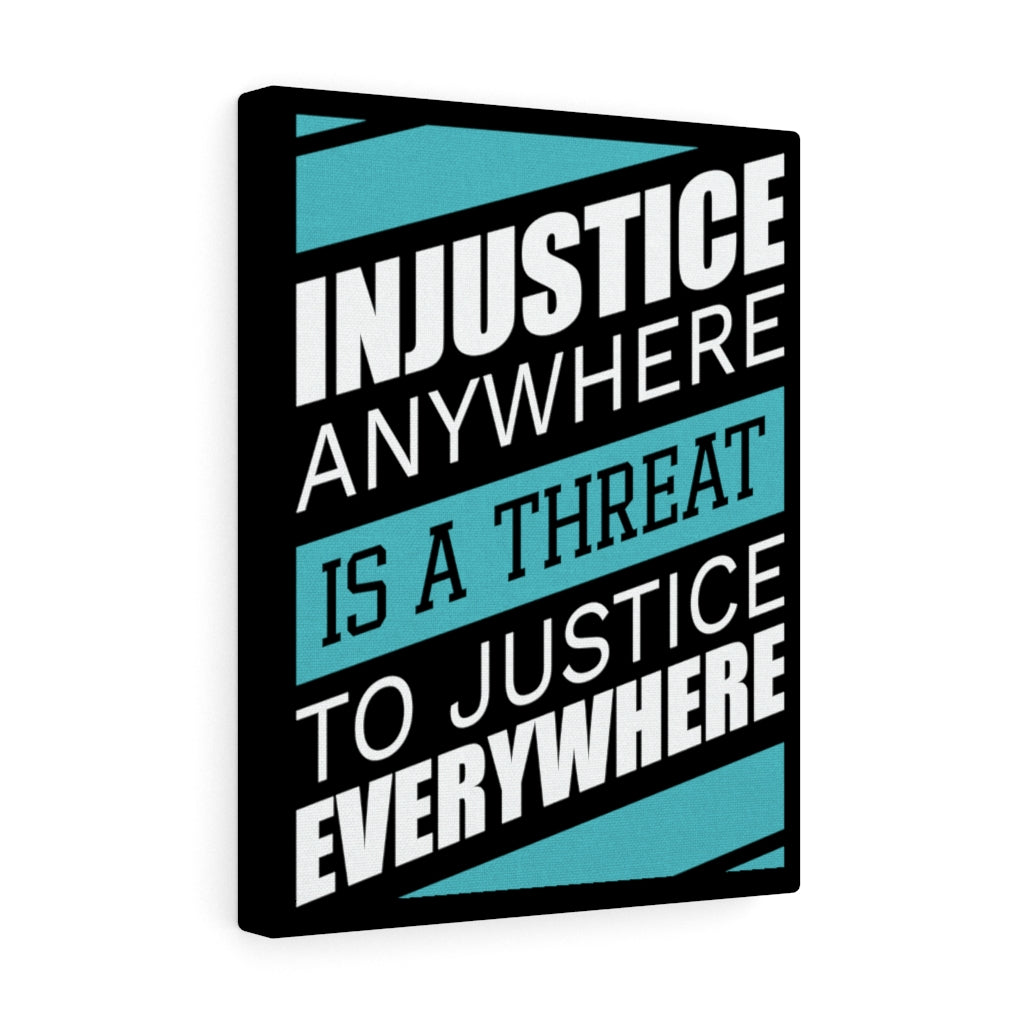 Scripture Walls Inspirational Wall Art Threat To Justice Wall Art Motivational Motto Inspiring Prints Artwork Decor Ready to Hang Unframed-Express Your Love Gifts