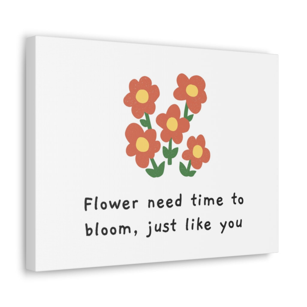 Scripture Walls Inspirational Wall Art Time To Bloom Motivation Wall Decor for Home Office Gym Inspiring Success Quote Print Ready to Hang Unframed-Express Your Love Gifts