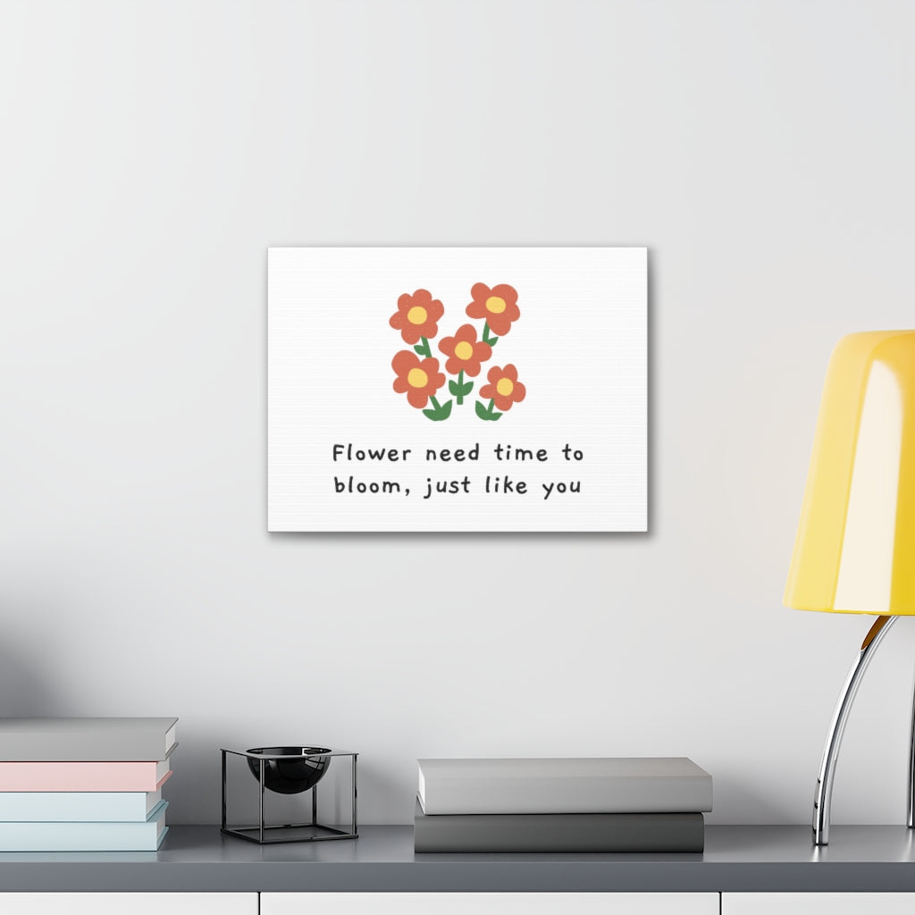Scripture Walls Inspirational Wall Art Time To Bloom Motivation Wall Decor for Home Office Gym Inspiring Success Quote Print Ready to Hang Unframed-Express Your Love Gifts