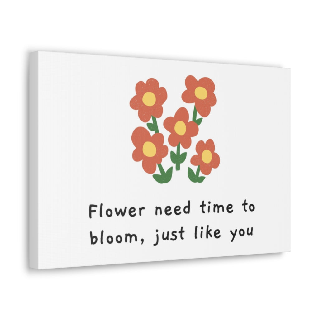 Scripture Walls Inspirational Wall Art Time To Bloom Motivation Wall Decor for Home Office Gym Inspiring Success Quote Print Ready to Hang Unframed-Express Your Love Gifts