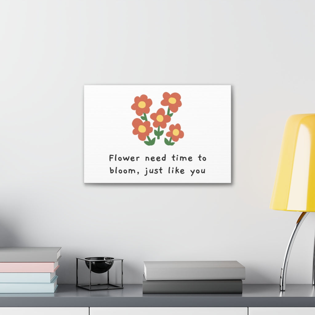 Scripture Walls Inspirational Wall Art Time To Bloom Motivation Wall Decor for Home Office Gym Inspiring Success Quote Print Ready to Hang Unframed-Express Your Love Gifts