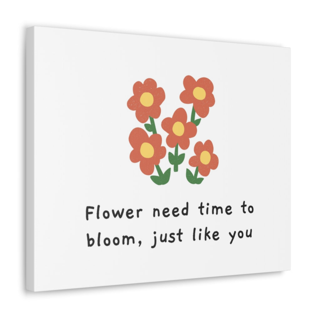 Scripture Walls Inspirational Wall Art Time To Bloom Motivation Wall Decor for Home Office Gym Inspiring Success Quote Print Ready to Hang Unframed-Express Your Love Gifts