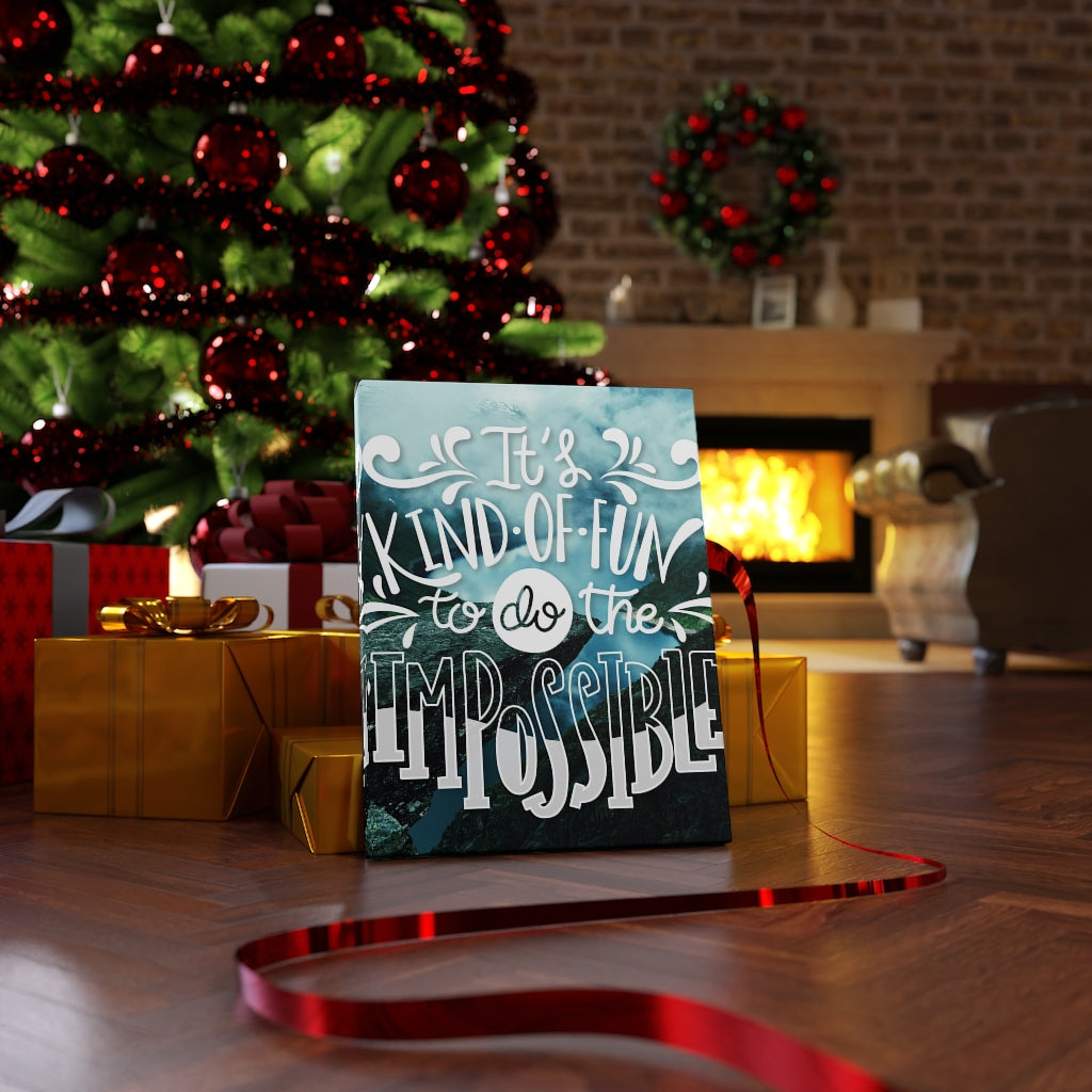 Scripture Walls Inspirational Wall Art To Do The Impossible Wall Art Motivational Motto Inspiring Prints Artwork Decor Ready to Hang Unframed-Express Your Love Gifts