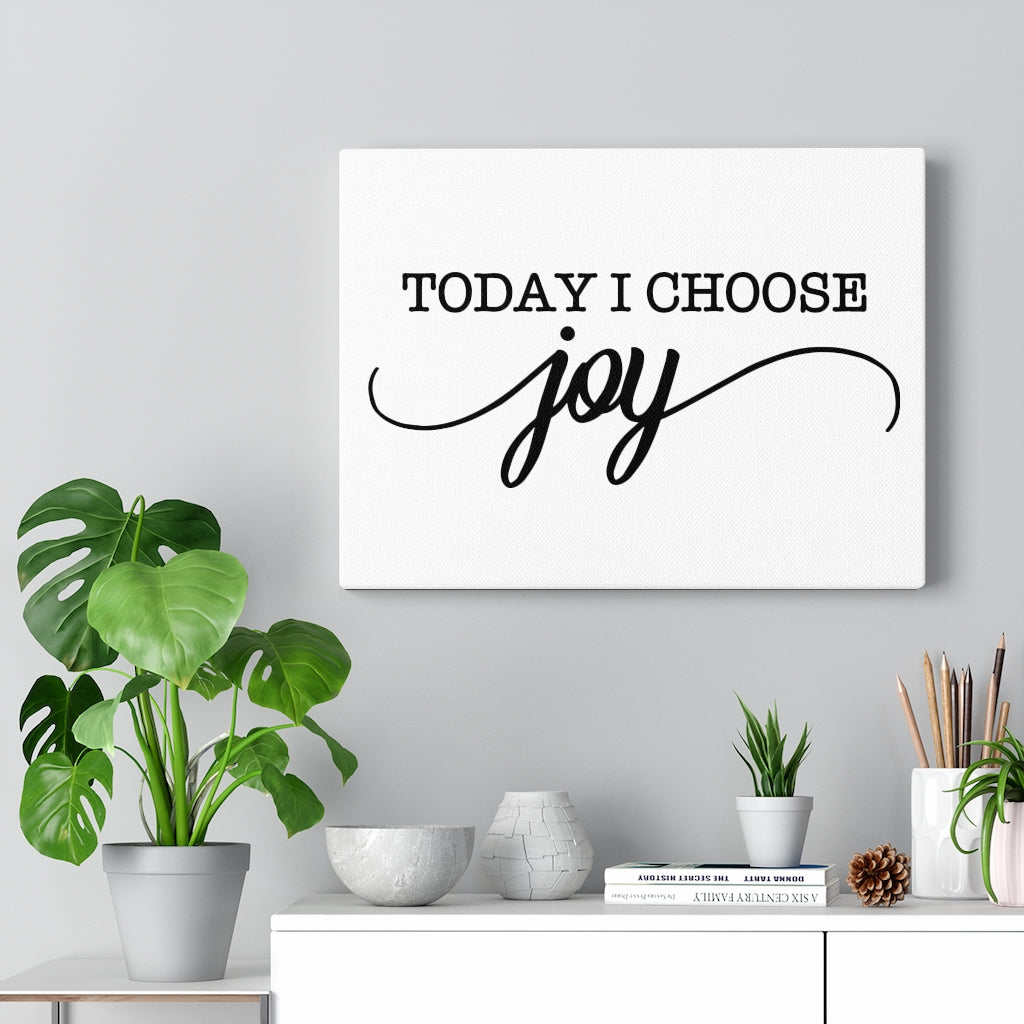 Scripture Walls Inspirational Wall Art Today I Choose Joy Wall Art Motivational Motto Inspiring Prints Artwork Decor Ready to Hang Unframed-Express Your Love Gifts