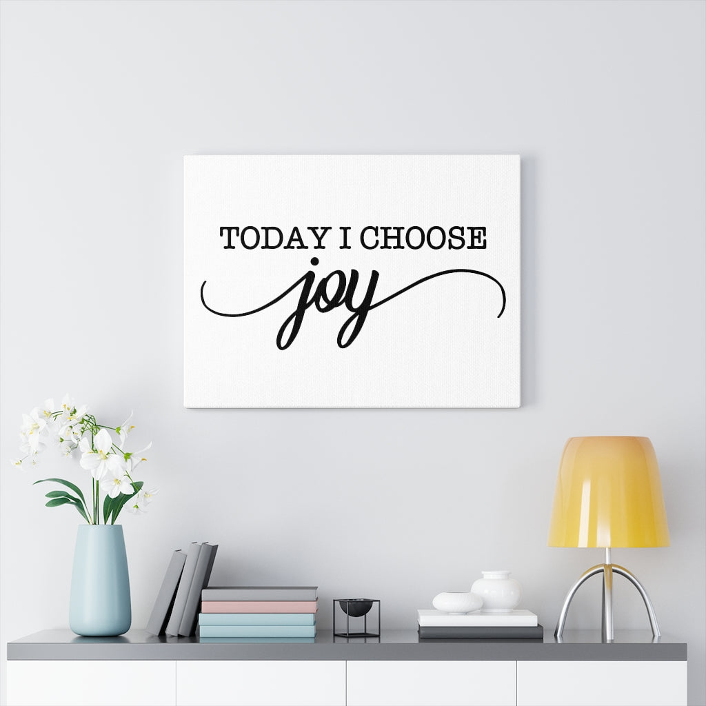 Scripture Walls Inspirational Wall Art Today I Choose Joy Wall Art Motivational Motto Inspiring Prints Artwork Decor Ready to Hang Unframed-Express Your Love Gifts