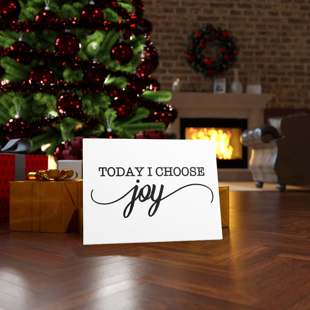 Scripture Walls Inspirational Wall Art Today I Choose Joy Wall Art Motivational Motto Inspiring Prints Artwork Decor Ready to Hang Unframed-Express Your Love Gifts