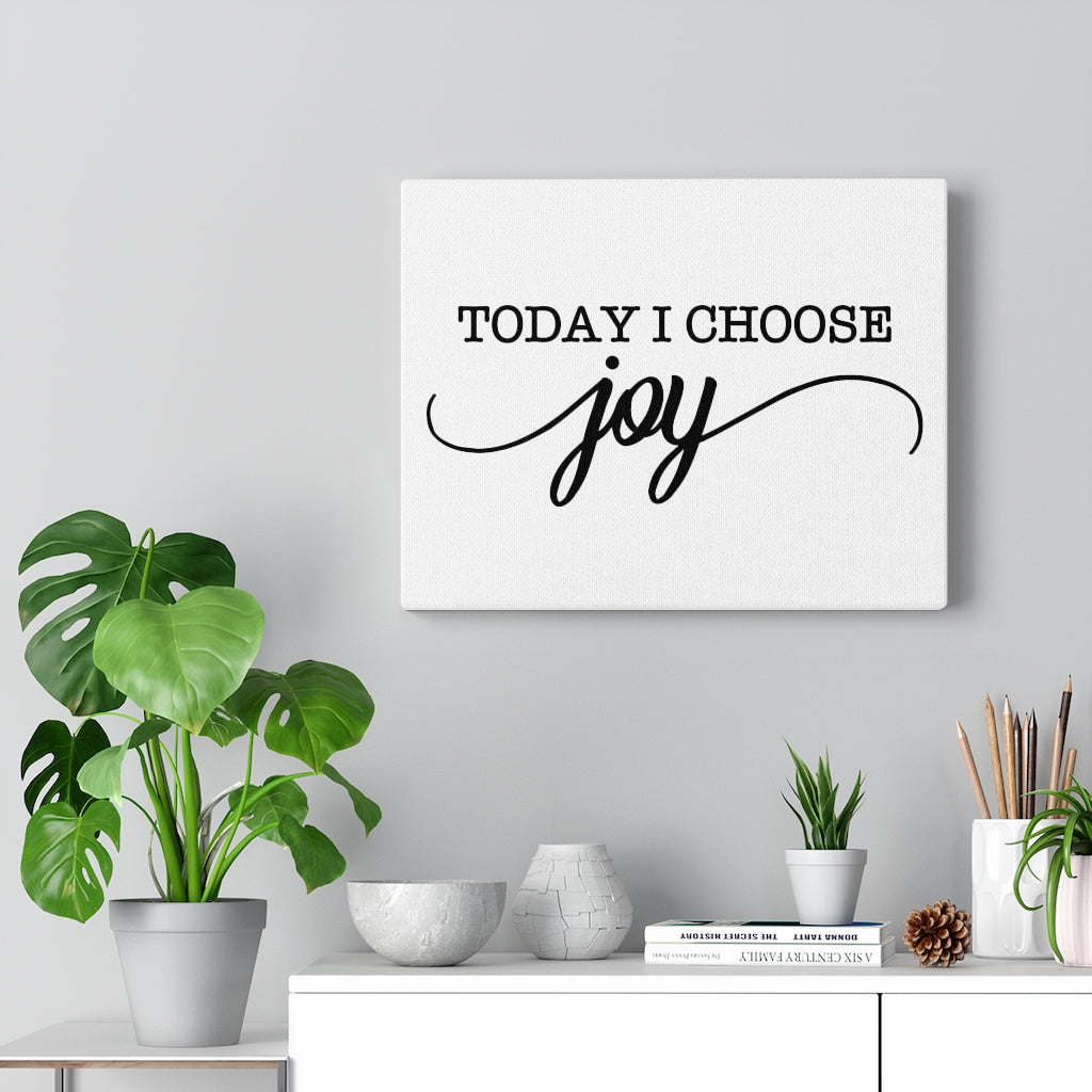 Scripture Walls Inspirational Wall Art Today I Choose Joy Wall Art Motivational Motto Inspiring Prints Artwork Decor Ready to Hang Unframed-Express Your Love Gifts