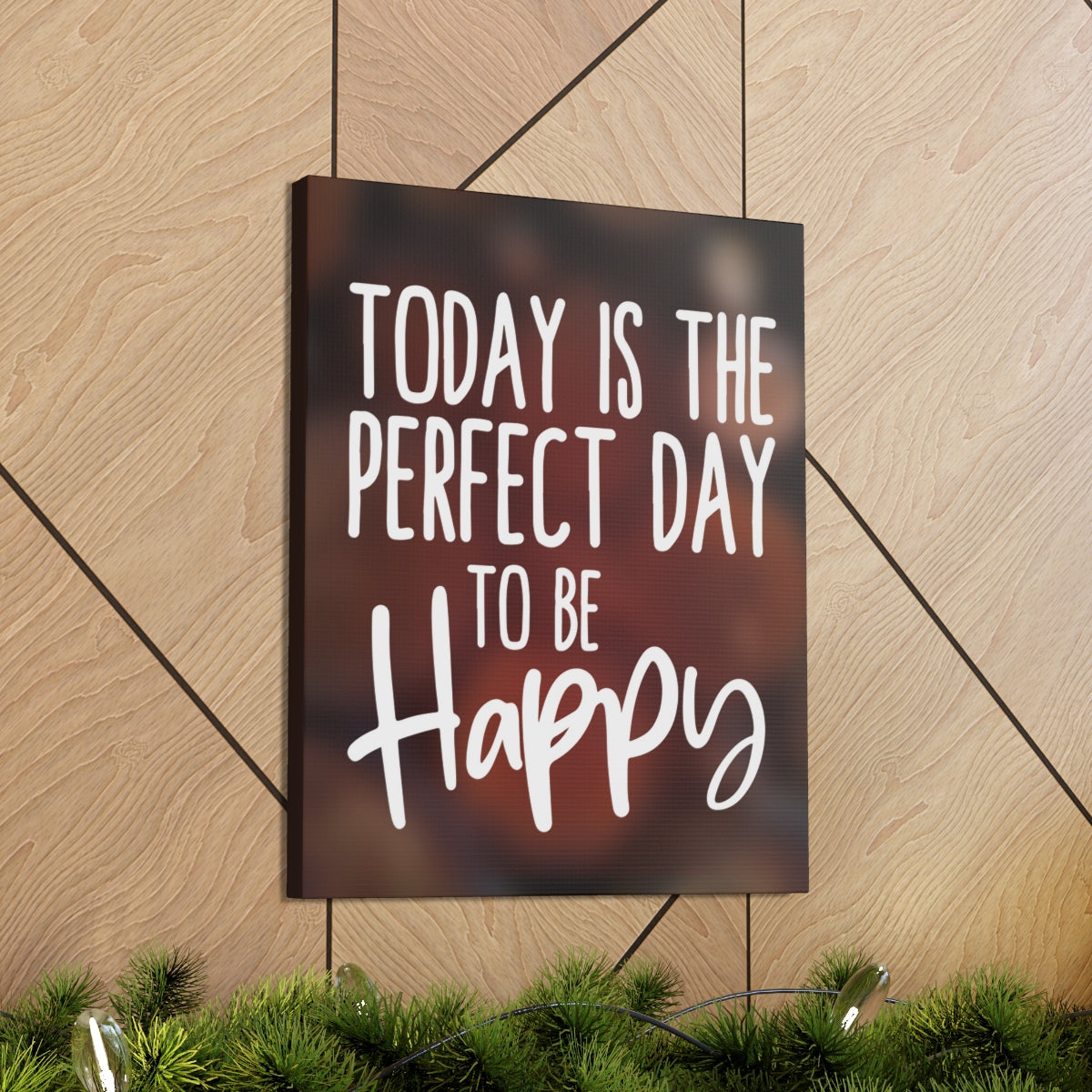 Scripture Walls Inspirational Wall Art Today Is Perfect Motivation Wall Decor for Home Office Gym Inspiring Success Quote Print Ready to Hang Unframed-Express Your Love Gifts