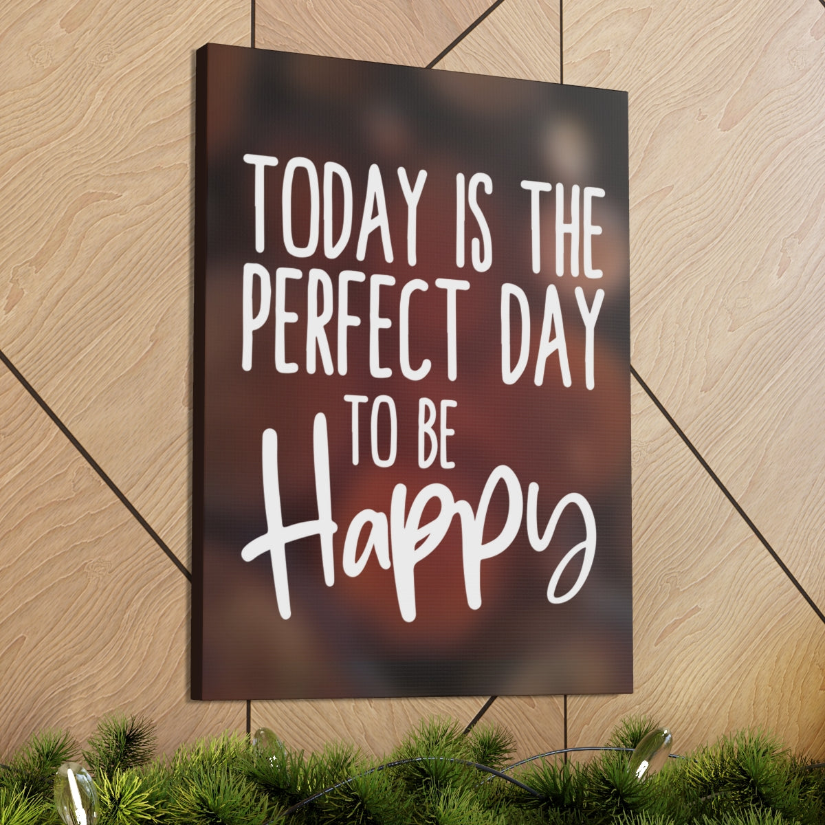 Scripture Walls Inspirational Wall Art Today Is Perfect Motivation Wall Decor for Home Office Gym Inspiring Success Quote Print Ready to Hang Unframed-Express Your Love Gifts