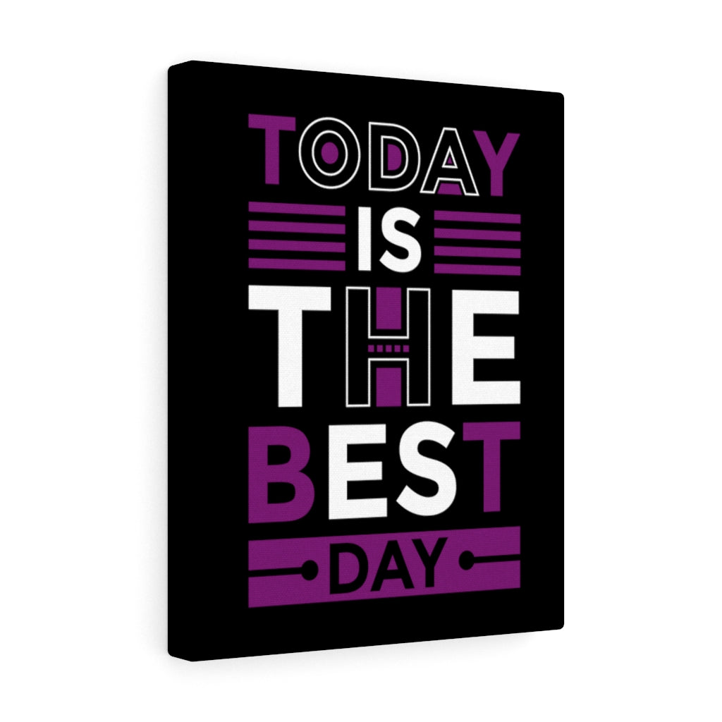 Scripture Walls Inspirational Wall Art Today Is The Best Day Wall Art Motivation Wall Decor for Home Office Gym Inspiring Success Quote Print Ready to Hang Unframed-Express Your Love Gifts