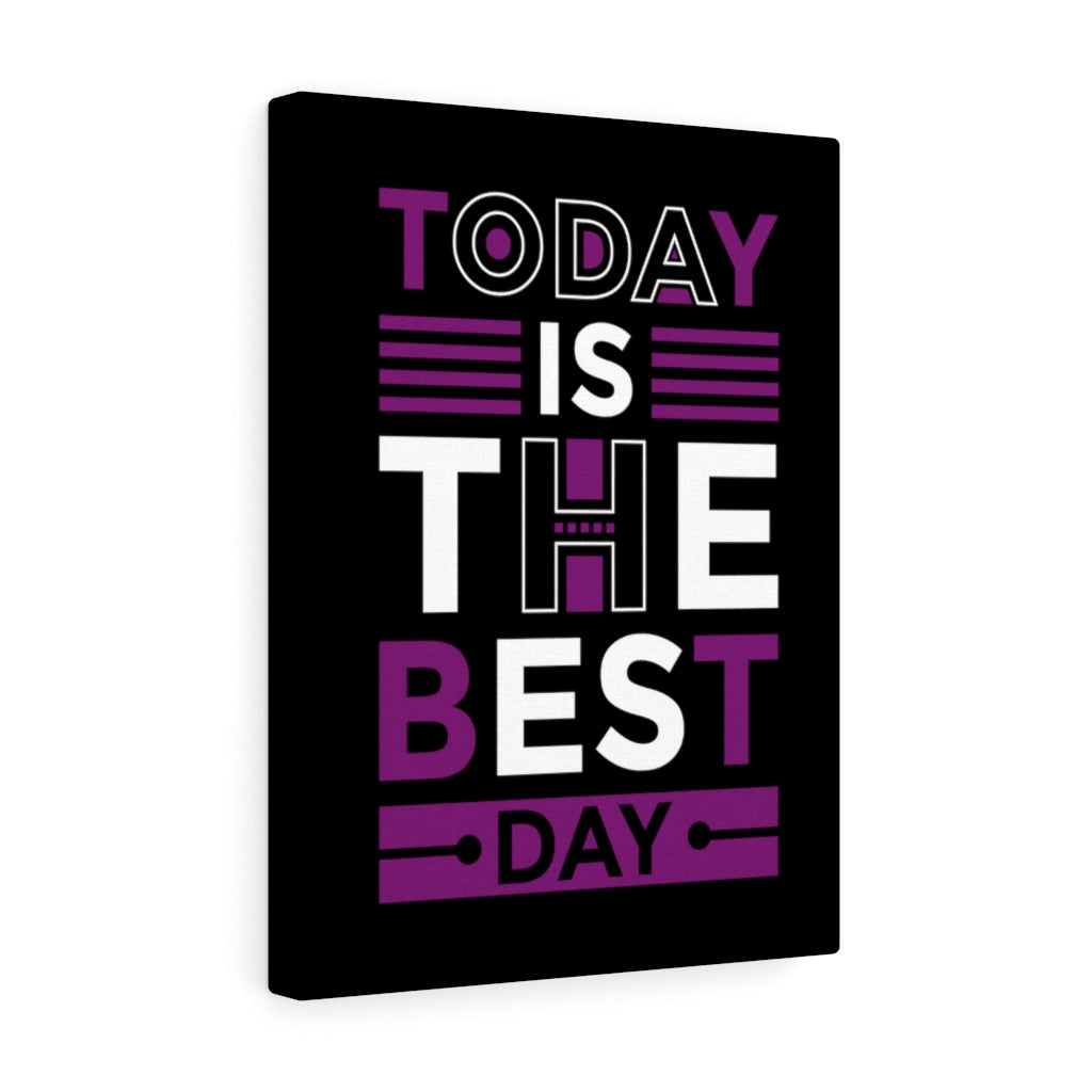 Scripture Walls Inspirational Wall Art Today Is The Best Day Wall Art Motivation Wall Decor for Home Office Gym Inspiring Success Quote Print Ready to Hang Unframed-Express Your Love Gifts