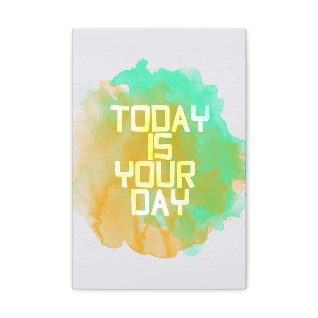 Scripture Walls Inspirational Wall Art Today Is Your Day Motivation Wall Decor for Home Office Gym Inspiring Success Quote Print Ready to Hang Unframed-Express Your Love Gifts