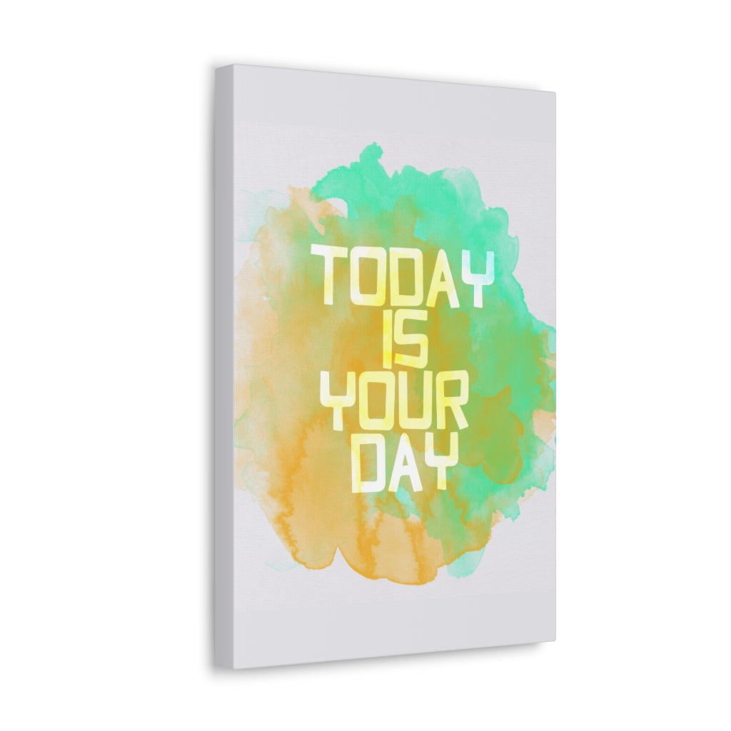 Scripture Walls Inspirational Wall Art Today Is Your Day Motivation Wall Decor for Home Office Gym Inspiring Success Quote Print Ready to Hang Unframed-Express Your Love Gifts