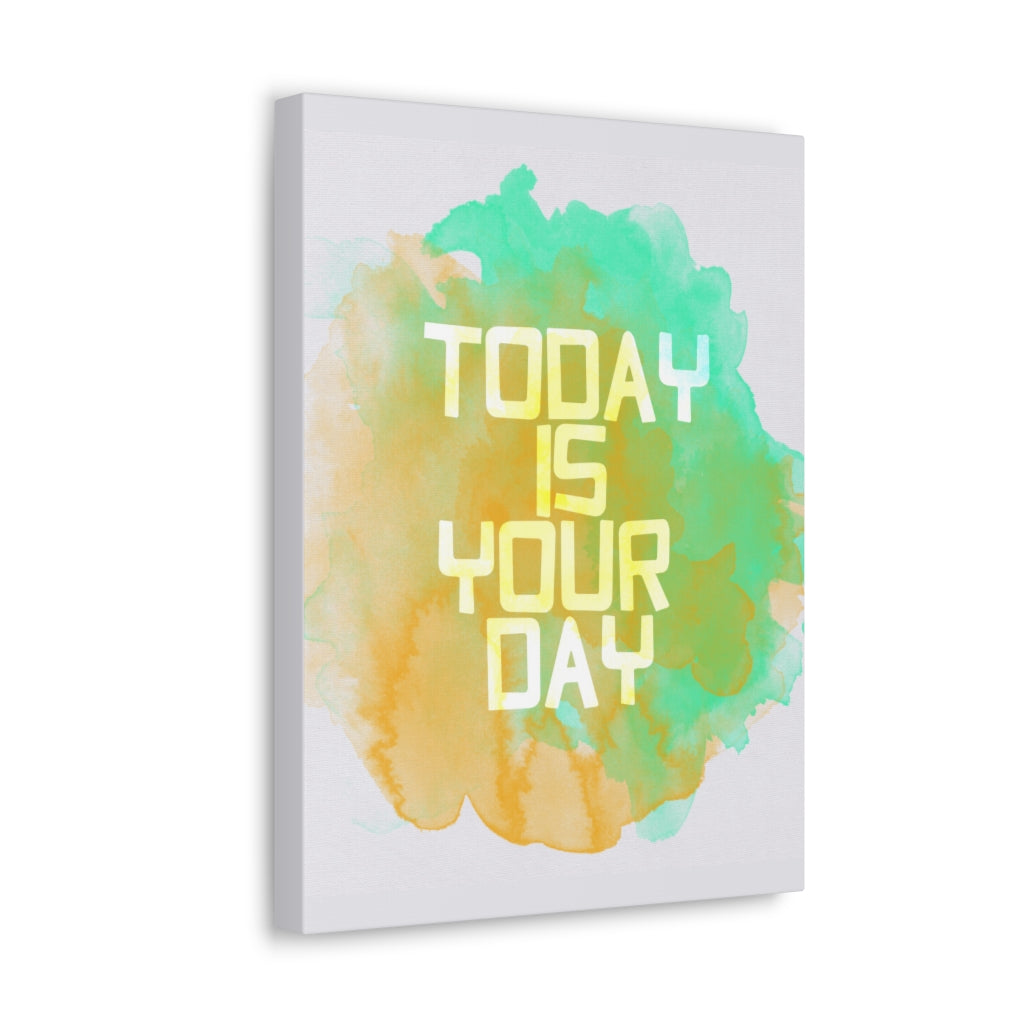 Scripture Walls Inspirational Wall Art Today Is Your Day Motivation Wall Decor for Home Office Gym Inspiring Success Quote Print Ready to Hang Unframed-Express Your Love Gifts