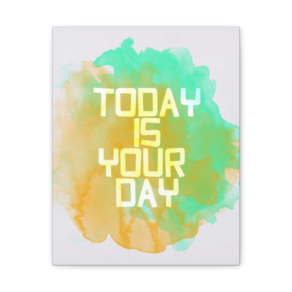 Scripture Walls Inspirational Wall Art Today Is Your Day Motivation Wall Decor for Home Office Gym Inspiring Success Quote Print Ready to Hang Unframed-Express Your Love Gifts