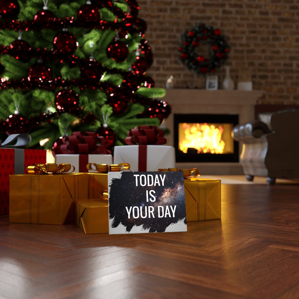 Scripture Walls Inspirational Wall Art Today Is Your Day Motivational Print Ready to Hang Artwork Unframed-Express Your Love Gifts