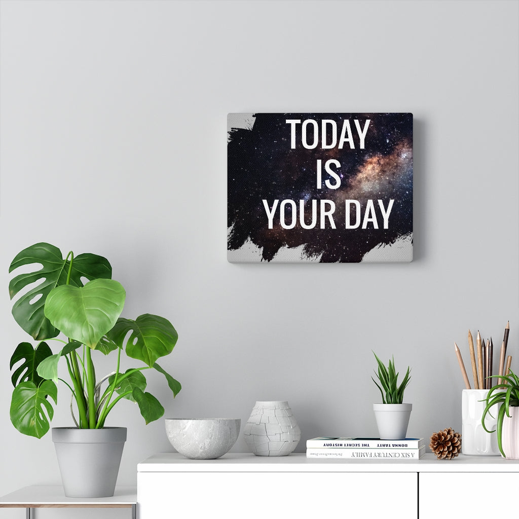 Scripture Walls Inspirational Wall Art Today Is Your Day Motivational Print Ready to Hang Artwork Unframed-Express Your Love Gifts