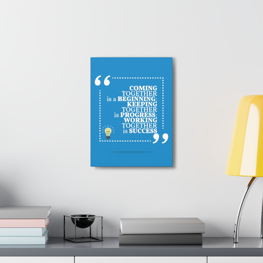 Scripture Walls Inspirational Wall Art Together Is Success Motivation Wall Decor for Home Office Gym Inspiring Success Quote Print Ready to Hang Unframed-Express Your Love Gifts